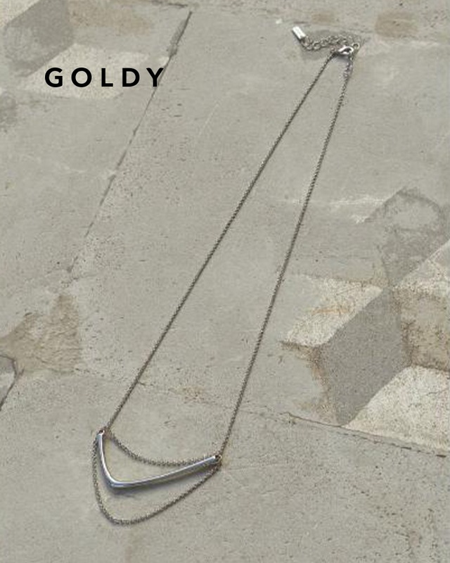 GOLDY/ゴールディ/ハング チェーン メタル ネックレス/アクセサリー/3240206【追跡可能メール便180円】
