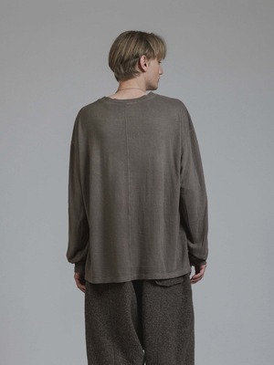 【26AW | MEN】 THE VIRIDI-ANNE ザヴィリディアン / SILK L/S T-SHIRT  / Tシャツ /  VI404601