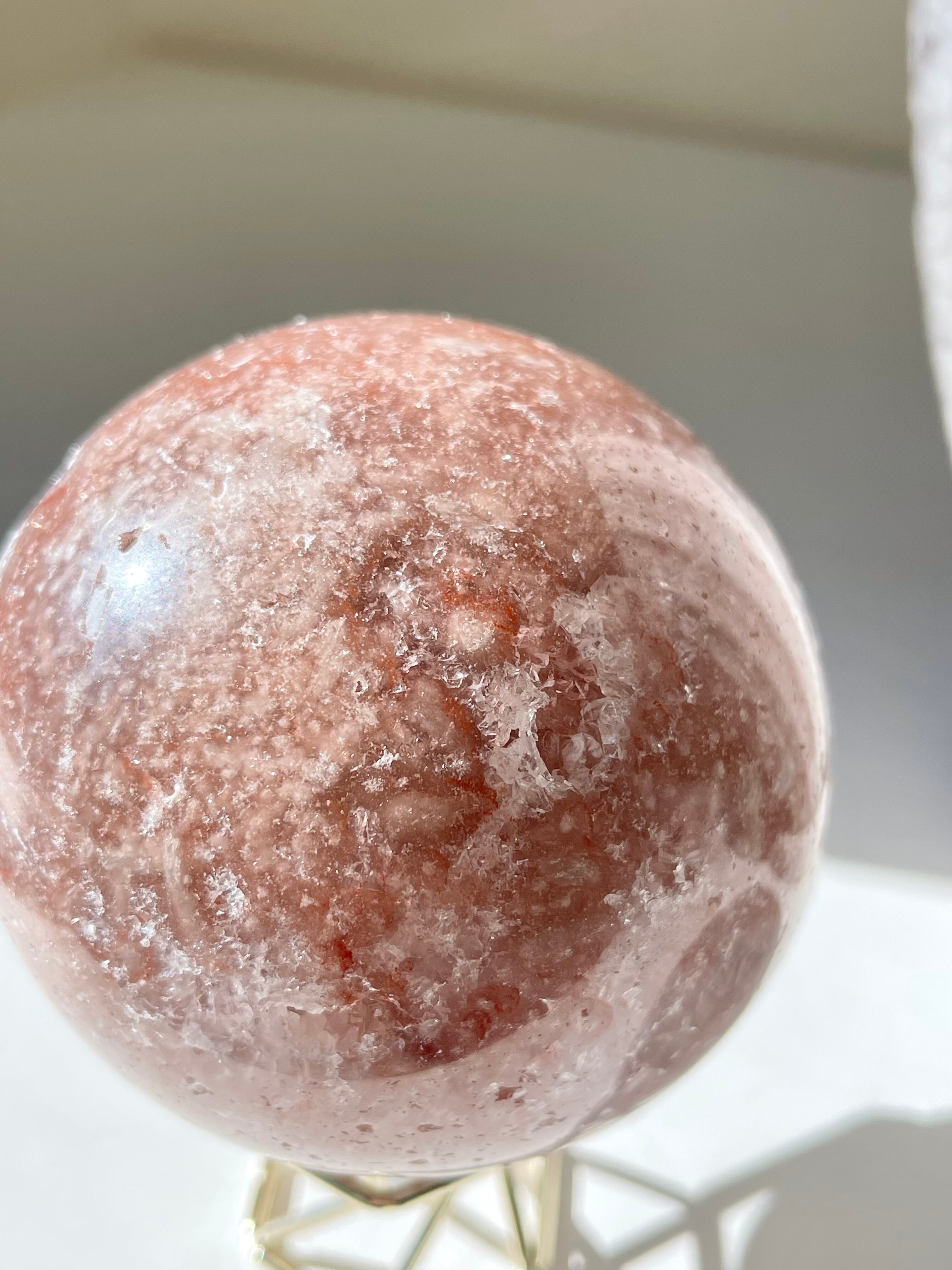 Pink amethyst sphere / ピンクアメジストスフィア 8cm