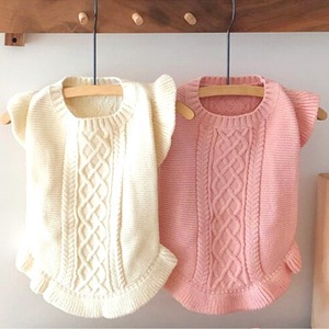 Hand Knit Style Frill Sweater