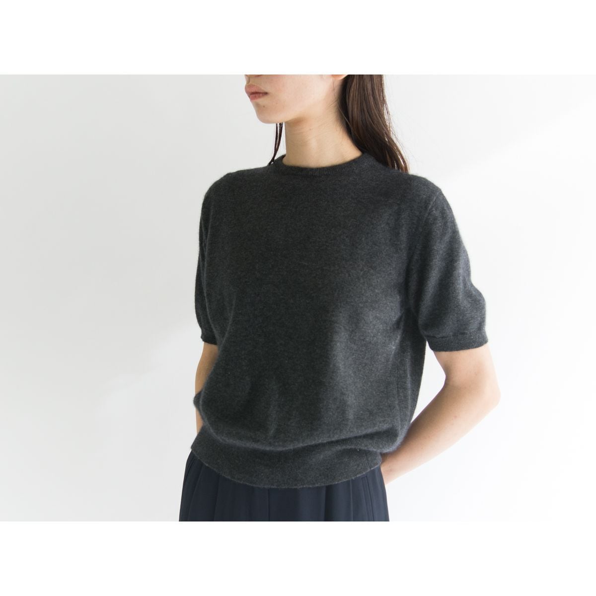 【Alpinistan】Made in Italy H/S wool sweater（イタリア製 半袖 ウール セーター）11b