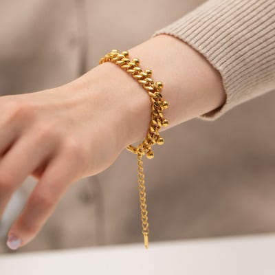 ボリュームチェーンブレスレット｜timelesz寺西拓人さん着用（72B