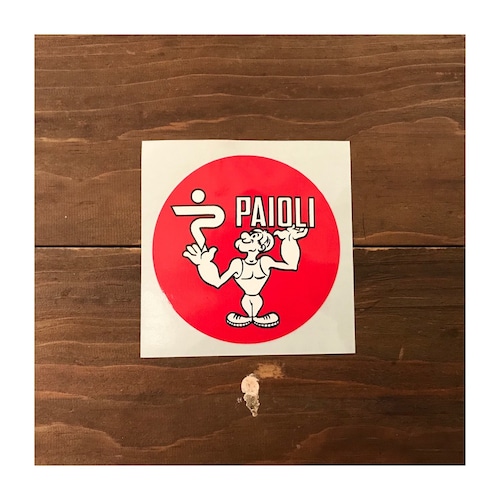 DUCATI / Paioli Ducati Old Style Red Round Sticker #112