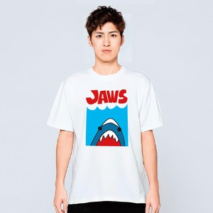サメ ジョーズ Tシャツ メンズ レディース 半袖 かわいい イラスト 白 夏 大きいサイズ 綿100 160 S M L Xl デザインtシャツ通販サイトのshortplate ショートプレート
