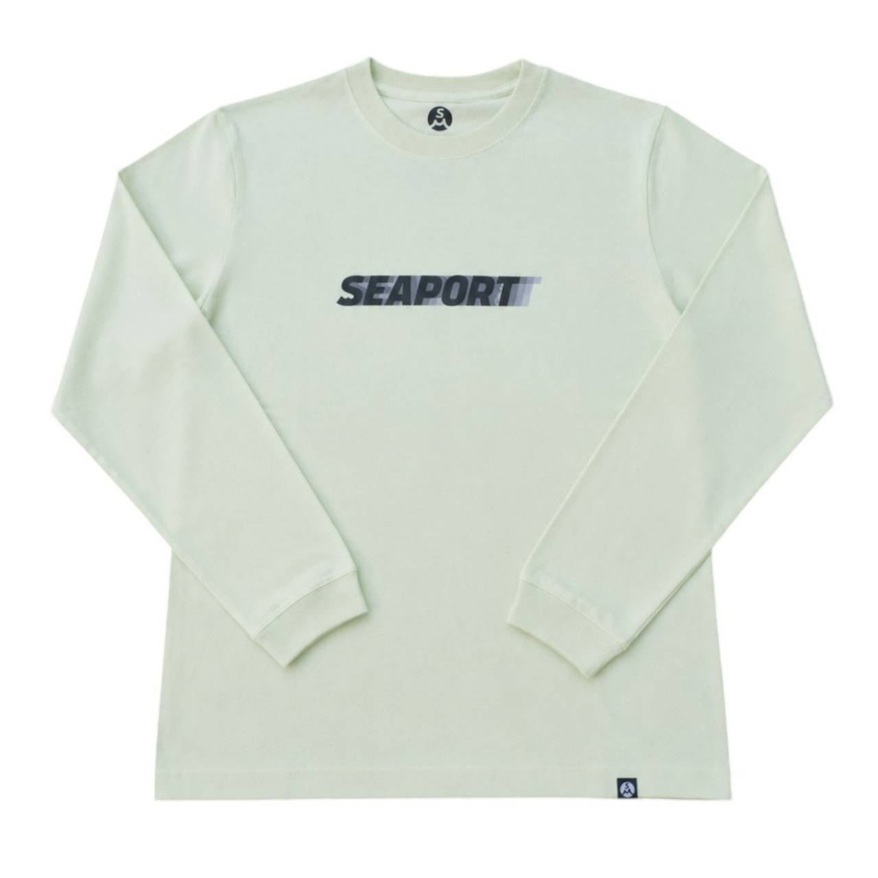【THE ESSENTIAL LOGO L/S TEE】HARBOR GLOW(Pale Lime) 画像1