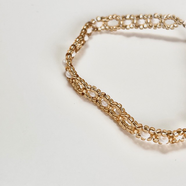 タイトめビーズチェーンブレスレット｜画像4
