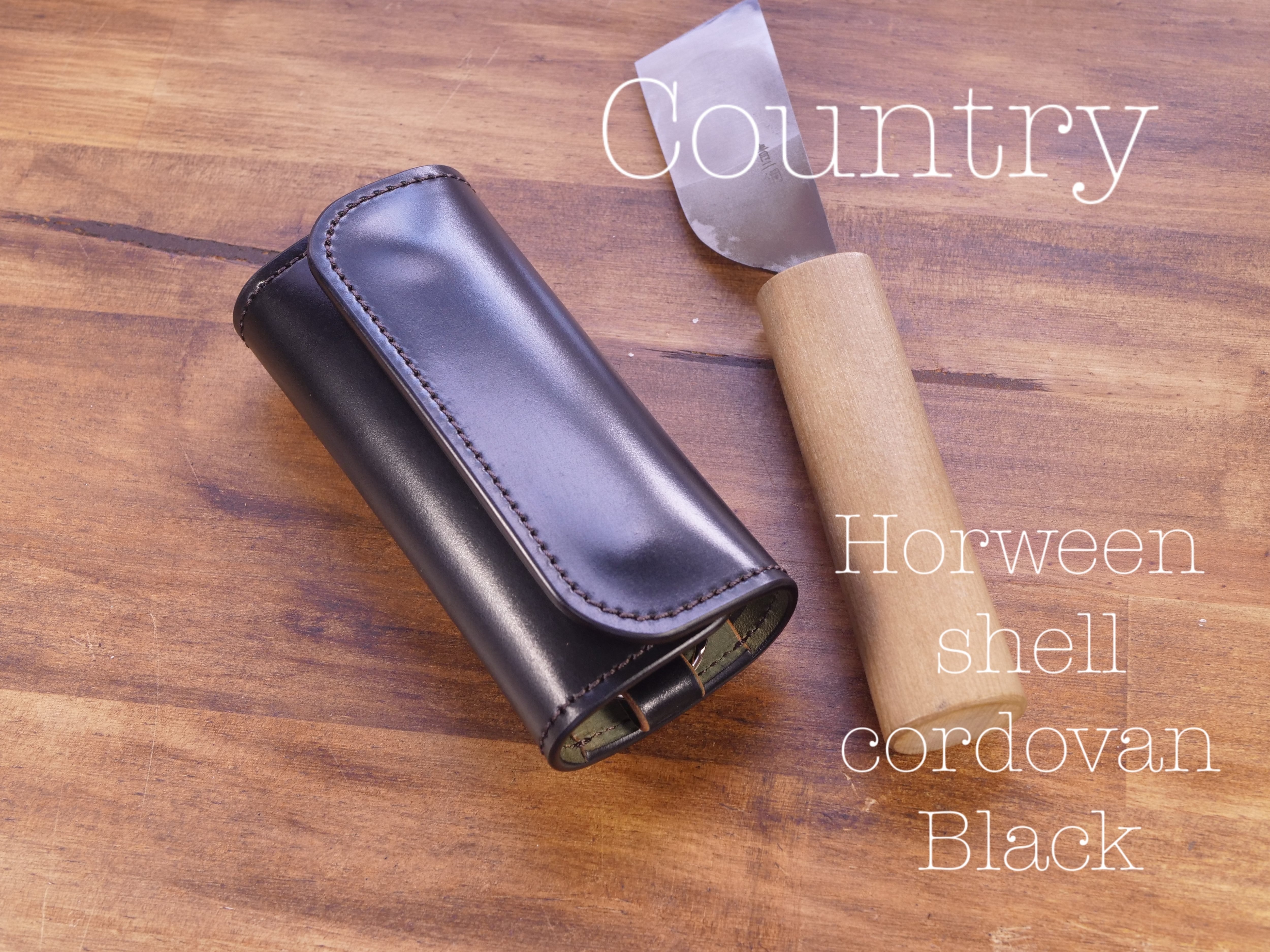 Pops / Horween shell cordovan Drak cognac | robusta leather