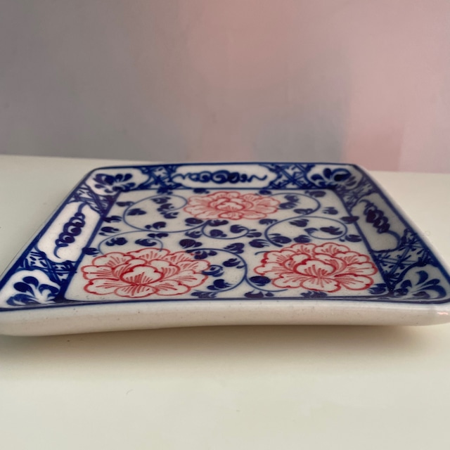 bát tràng square plate