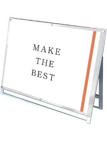 ポスター用スタンド看板マグネジ A0横ロウ片面ホワイト