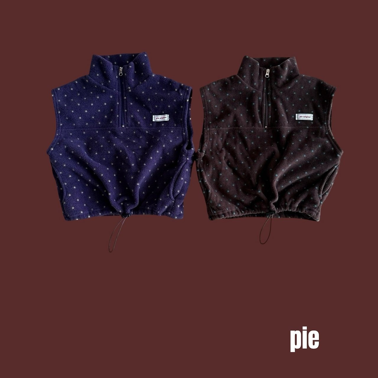 PIE［取寄］dot fleece vest 26winter