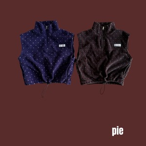 PIE［取寄］dot fleece vest 26winter