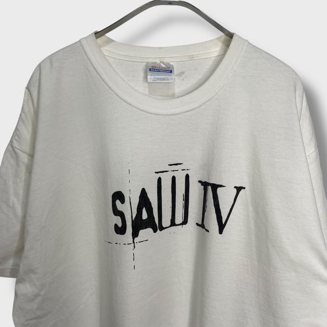 00s SAW Ⅳ ソウ ムービーTシャツ 両面プリント ホワイト XL