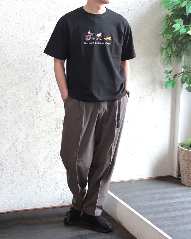 【Select】散歩刺繍鹿の子Tシャツ　(260450)