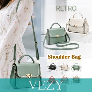 ショルダーバッグ 2way ハンドバッグ おしゃれ 斜めがけバッグ PUレザー 肩掛けかばん 可愛い 手提げバッグ 通勤スクエアバッグ オルチャン 鞄 カバン バッグ VEZY ベジー  ItemNo.【17439973】