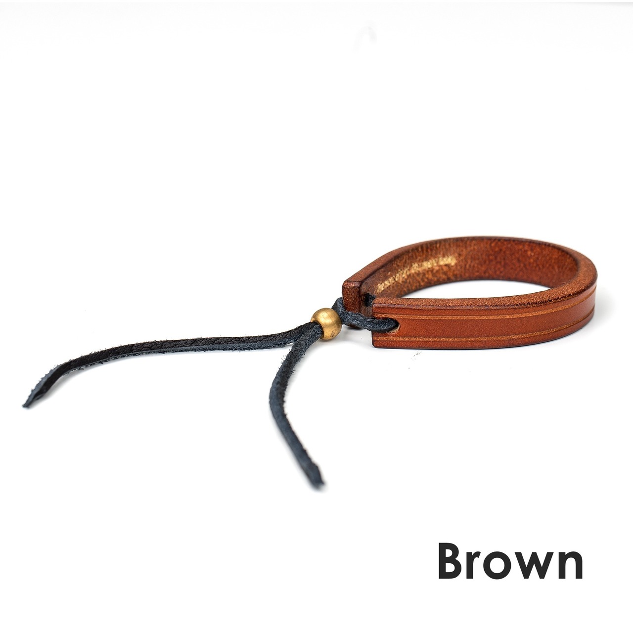 Minimal Leather Adjustable Bracelet / ミニマル レザー アジャスタブル ブレスレット