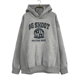 8G COLLEGE LOGO SWEAT PARKA -HEATHER GRAY-