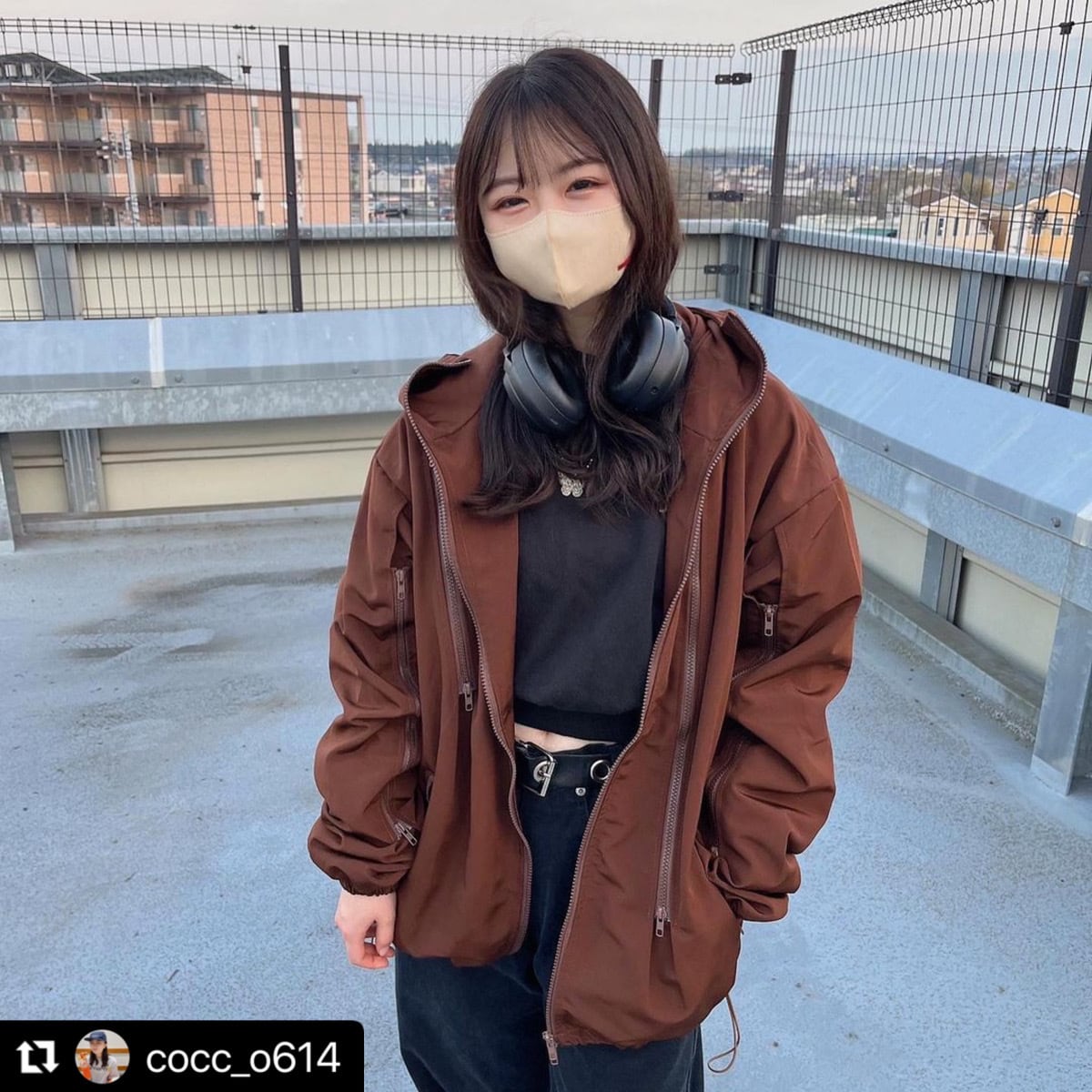 ストリートスタイルに♪ オーバーサイズ ミリタリー ジャケット