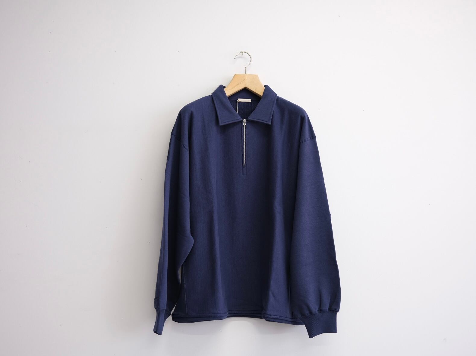 ULTERIOR” FADED SILKY TERRY RW HALF ZIP P/O” | Lapel online store
