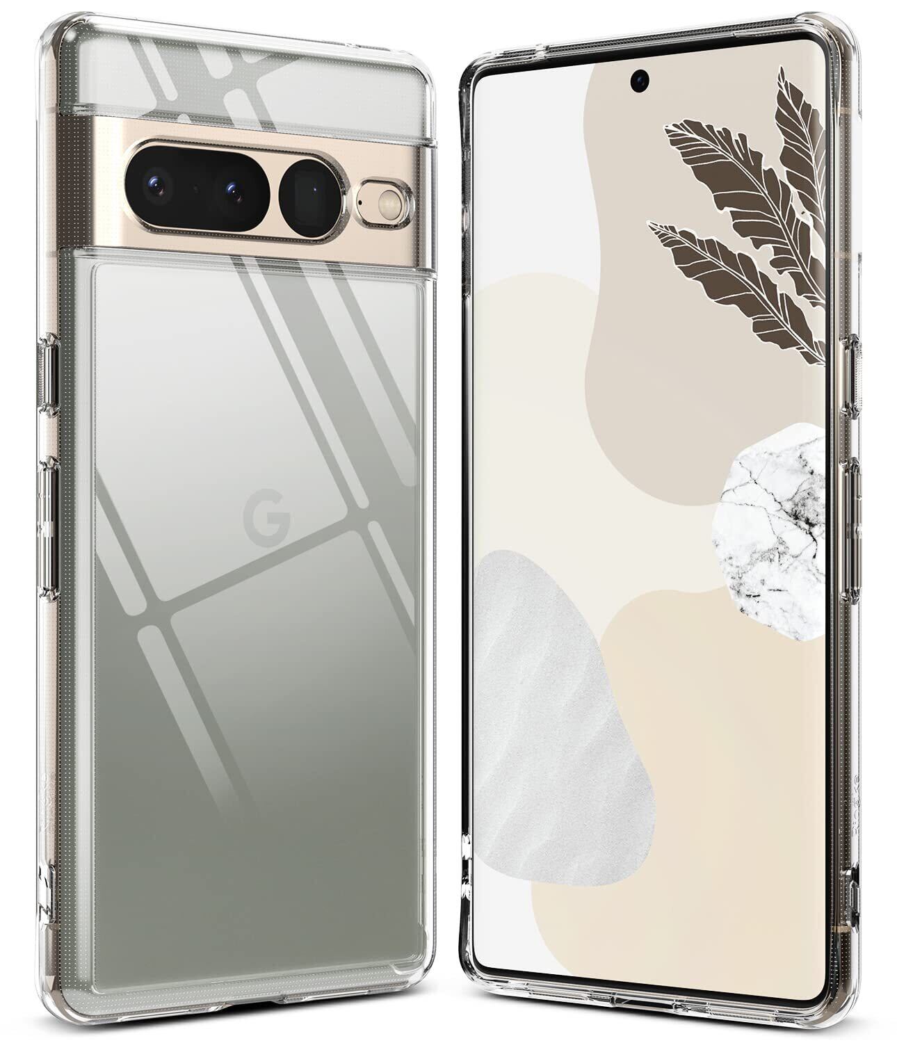 【特価処分】【Ringke】Google Pixel 7 Pro ケース FUSION TPU+PC 黄ばみにくい 耐黄変 落下防止 耐衝撃 米軍MIL規格取得 透明ケース スマホケース スマホカバー ピクセル 7 Pro (ストラップホールあり) - Clear