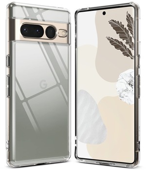 【特価処分】【Ringke】Google Pixel 7 Pro ケース FUSION TPU+PC 黄ばみにくい 耐黄変 落下防止 耐衝撃 米軍MIL規格取得 透明ケース スマホケース スマホカバー ピクセル 7 Pro (ストラップホールあり) - Clear