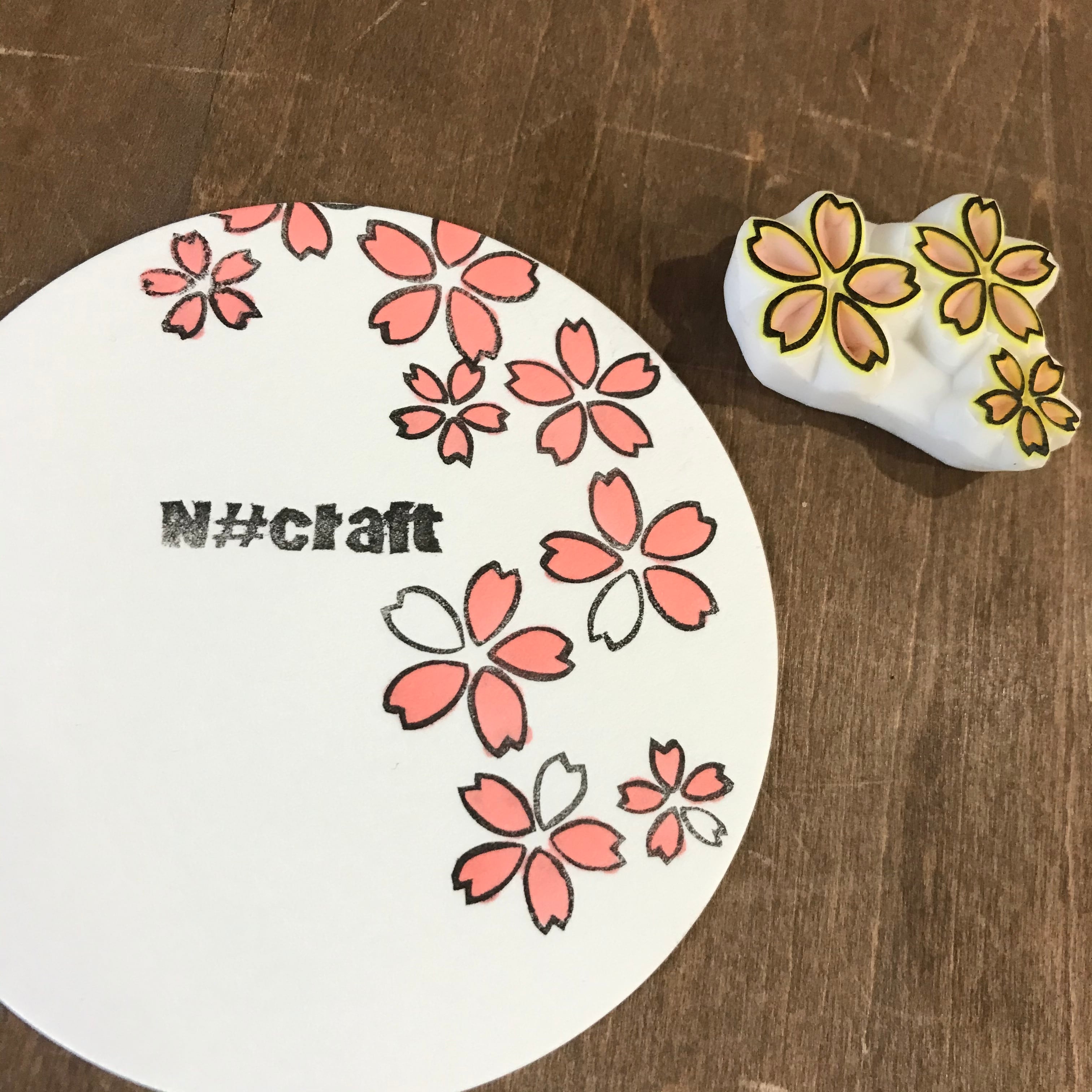 消しゴムハンコ サクラ | Ncraft44