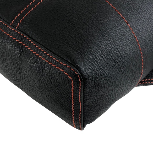 PRADA プラダ ショルダーバッグ ブラック ステッチ レザー ウエストバッグ スリングバッグ vintage ヴィンテージ オールド wg4cn6