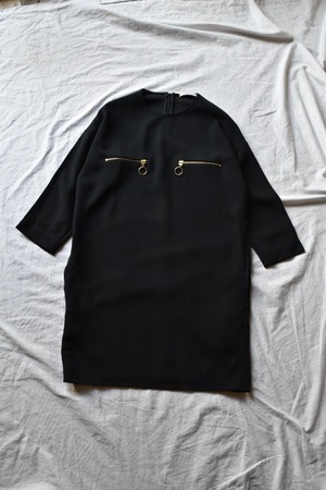 ”CELINE Black One-piece Dress by Phoebe Philo