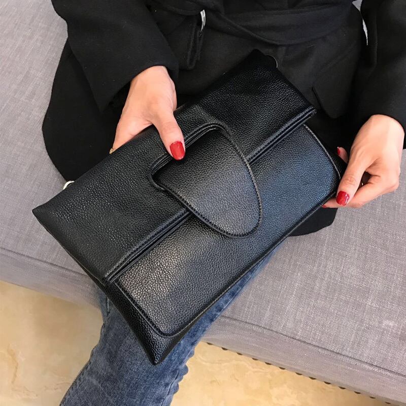 クラッチバッグ 革 ハンドバッグ レザー ショルダーバッグ シンプル FA