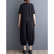 ドット&渦巻き Tシャツ キュロット セレクト30131