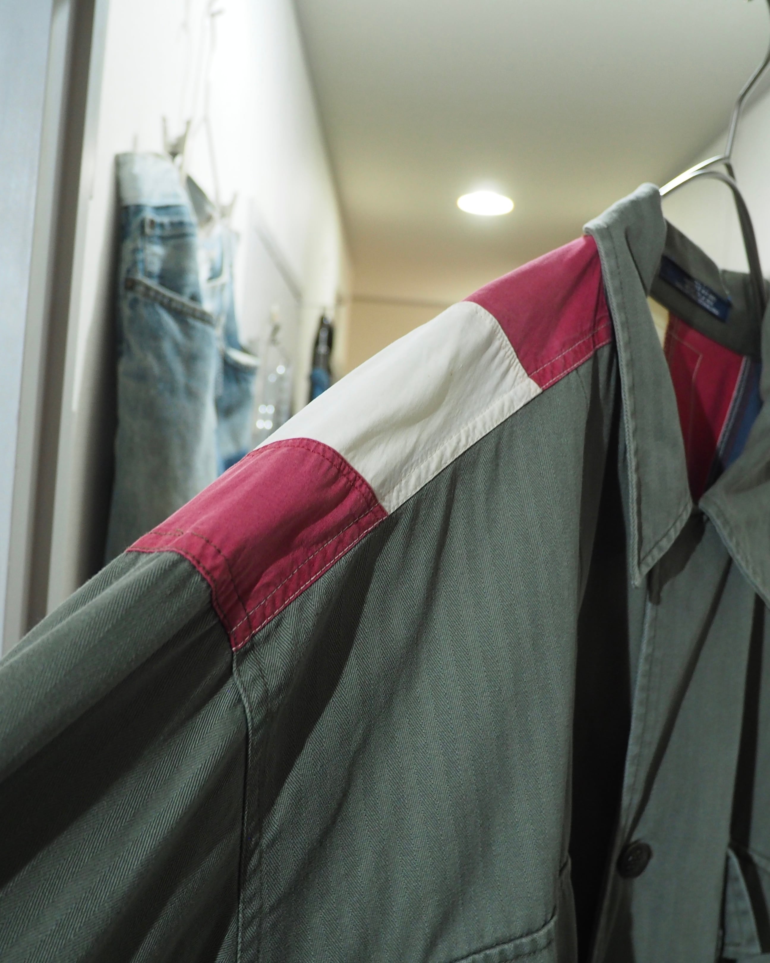 1990s ” 星条旗 ” Stars and Stripes Custom Vintage Loose Military Shirt Jacket