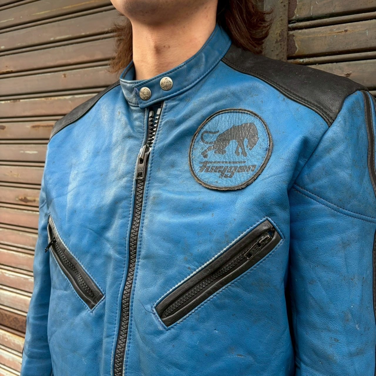 FURYGAN フュリーガン FRANCE フランス製　ヴィンテージ ライダース 70s Furygan フュリガン フランス フレンチ ライダースジャケット