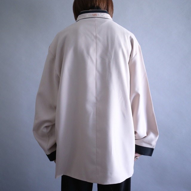 "刺繍" china motif loose silhouette design shirt jacket
