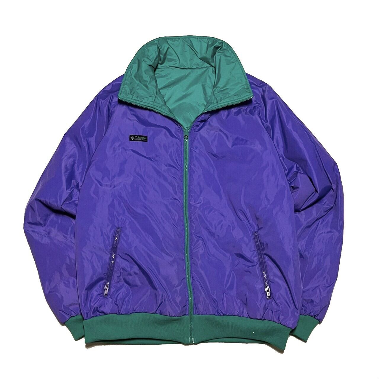 size XL】90s COLUMBIA コロンビア リバーシブル 中綿 ナイロン