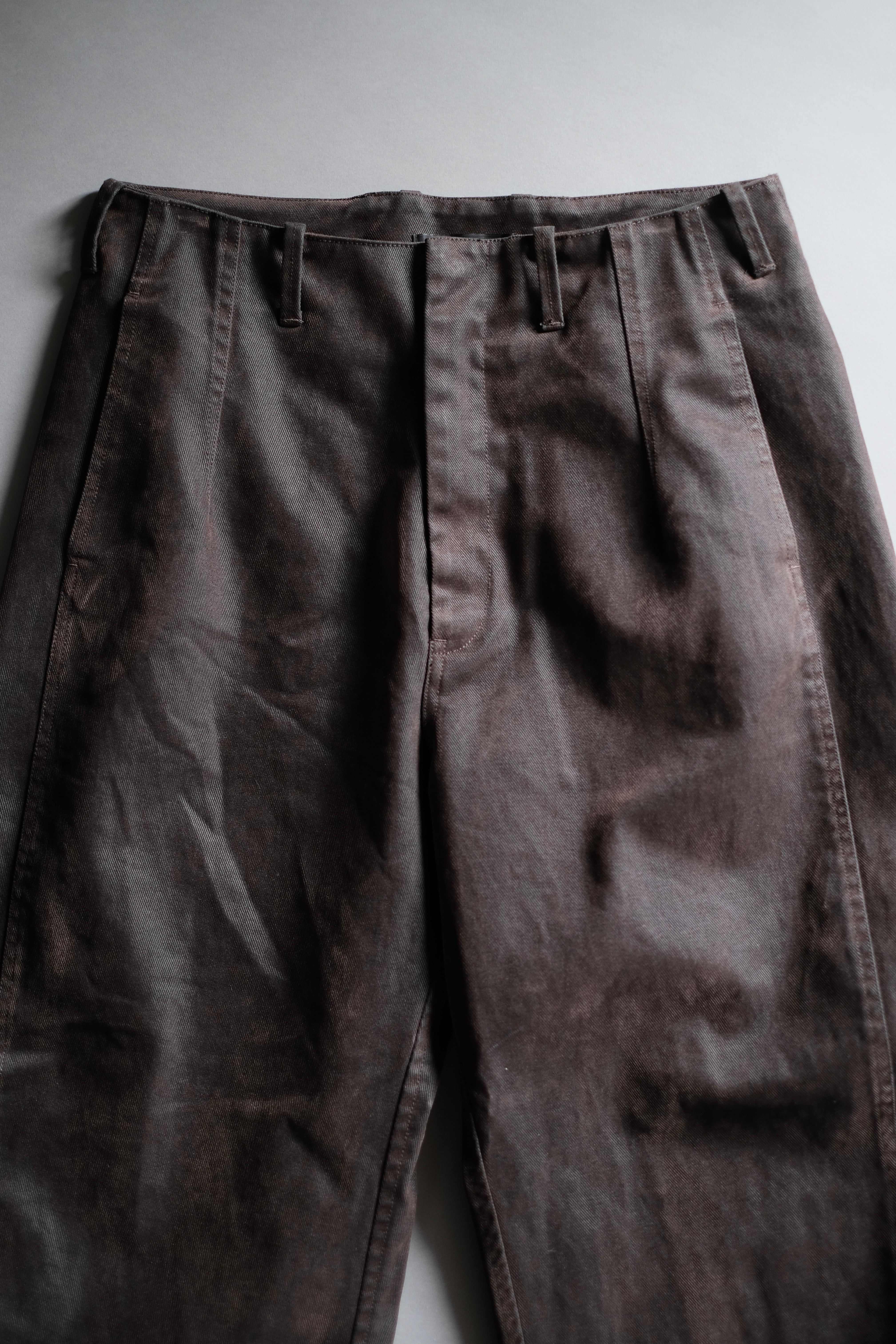 OMAR AFRIDI / WASHED PINA TROUSERS | LIVING