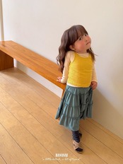 韓国子供服 / BANANA J / 26Autumn / ダブルストラップトップ / 秋服 / キッズ *XS~JS*