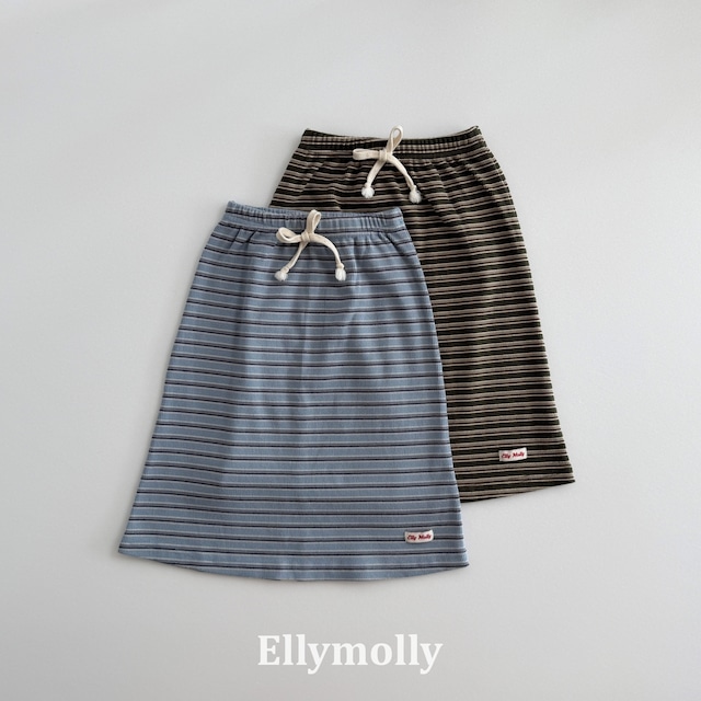 【取寄】elly molly|shadow long skirt|シャドウロングスカート|5-15|kids&jr|26 autumn