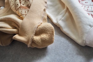 【The lala】チーズキングトレーナー(ivory)80〜120cm【230910tl】
