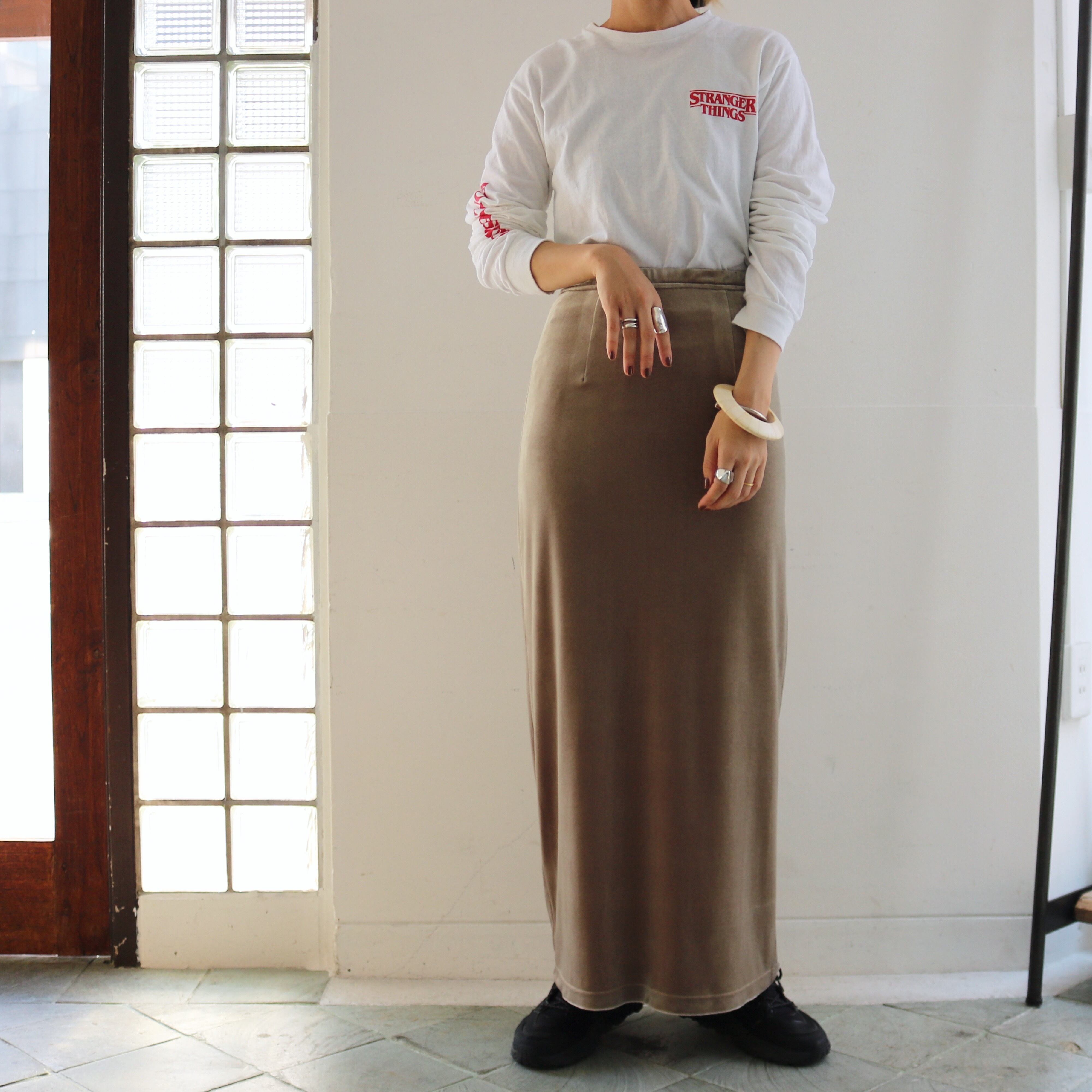 velours skirt  aere アエレ