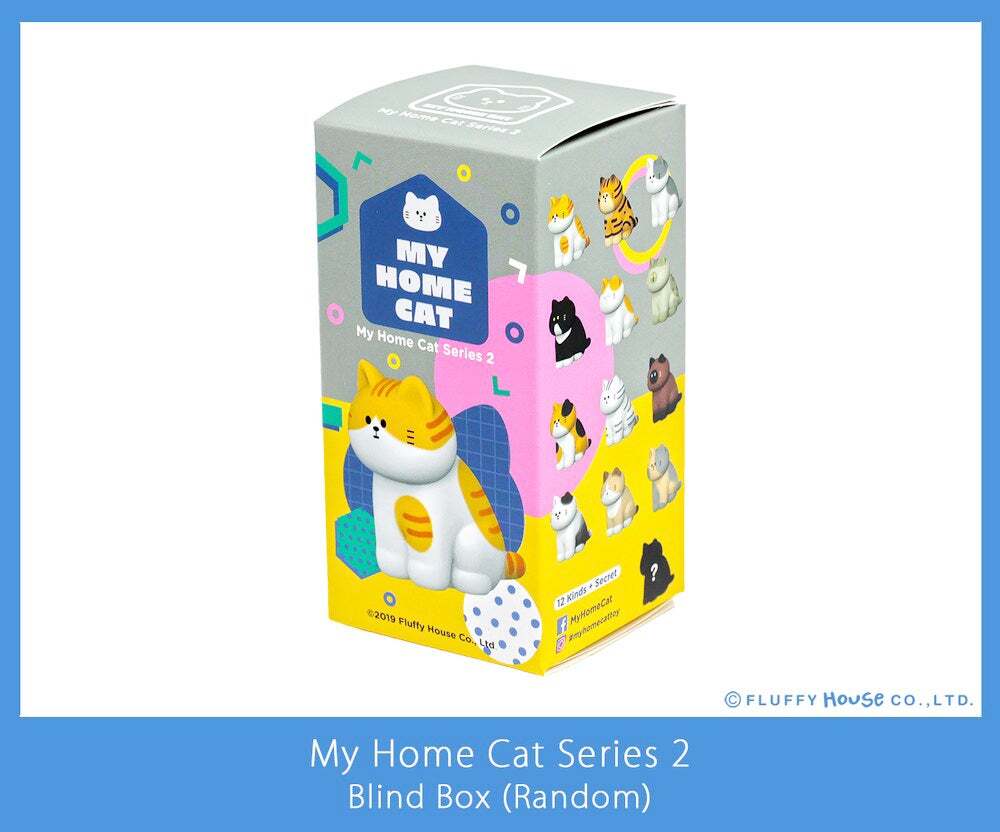 シリーズ2》マイホームキャット ブラインドBOX：1個単体 | FLUFFY HOUSE