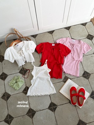 [second moment] Eyelet Dress Set-up / [세컨드모먼트] 아일렛원피스세트