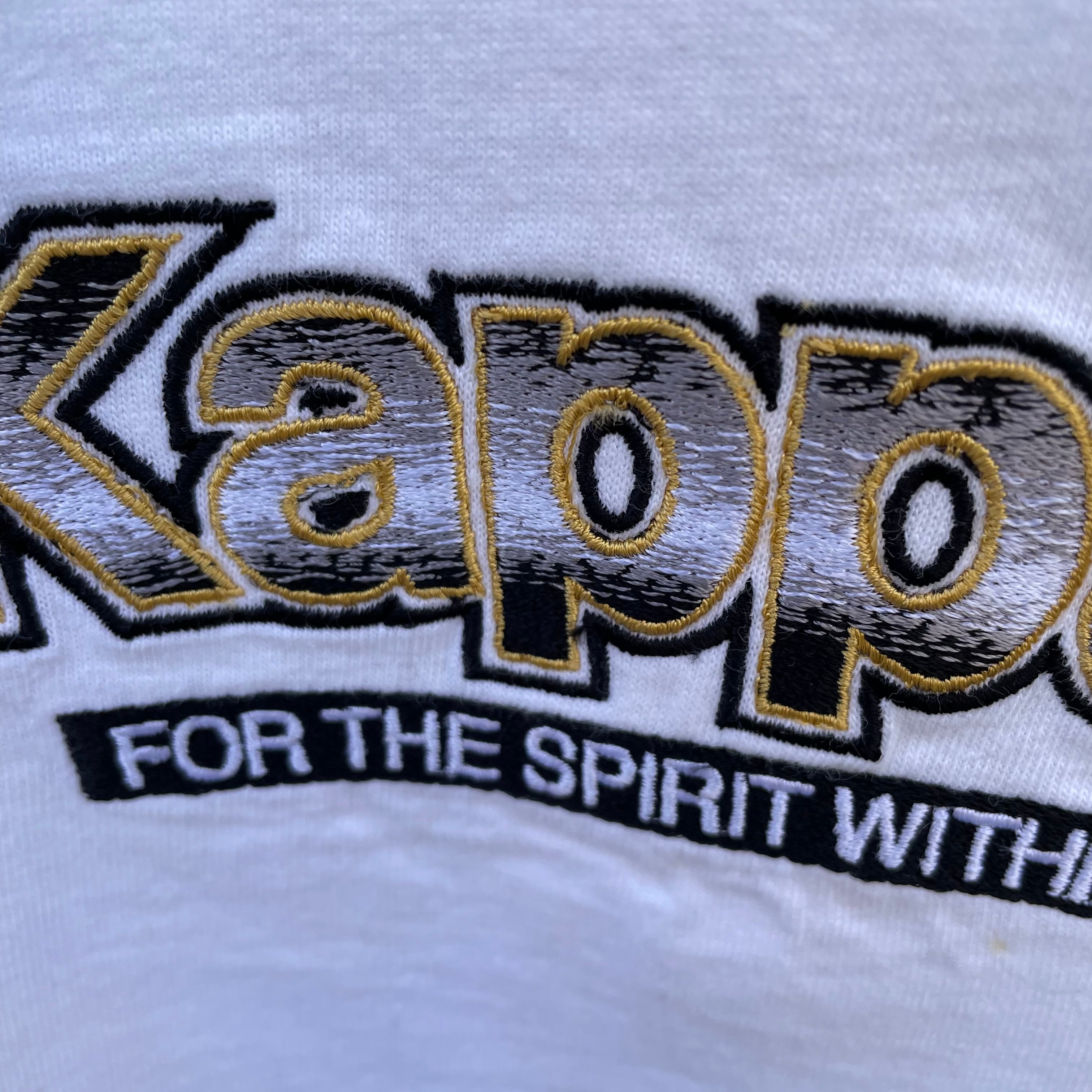 Lサイズ】Kappa カッパ 90's 左胸刺繍 ボックスシルエット 古着