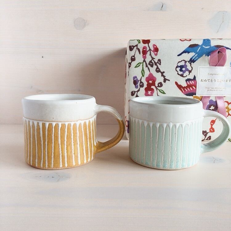 ギフトセット】眞正陶房 マグカップ 2個セットB | やちむんと沖縄雑貨 