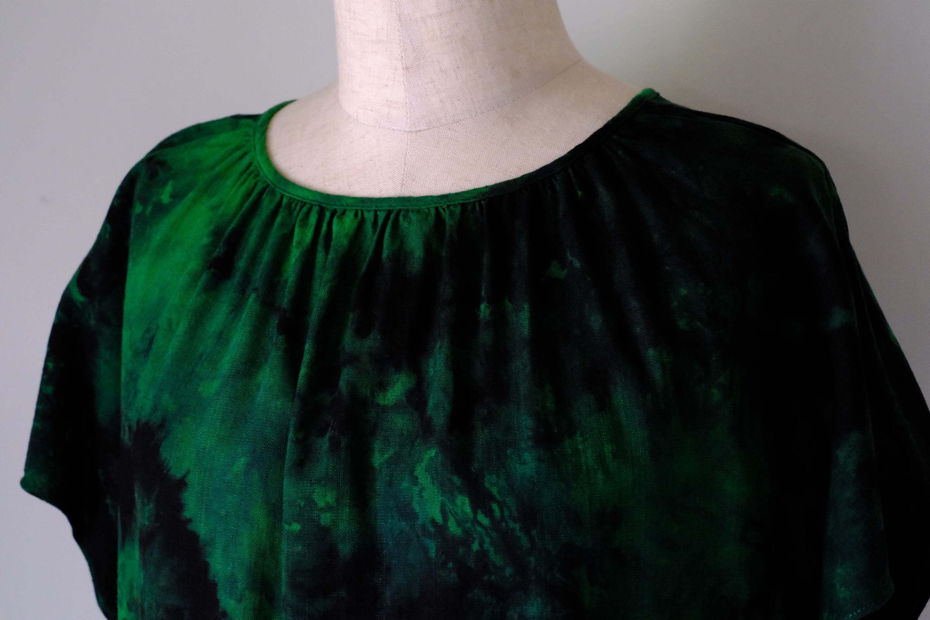 【remake】バックボタンブラウス　u-0165