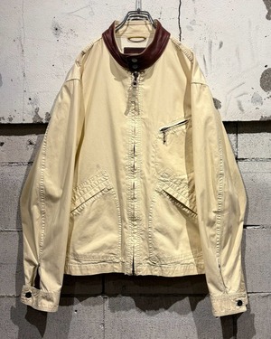 【Caka otto】“Timberland” Good Aging Design Loose Zip Up Stand Collar Jacket