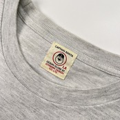 CAPTAIN SANTA キャプテンサンタ 背中BIGプリント 半袖Tシャツ サイズ LA /グレー/レディース