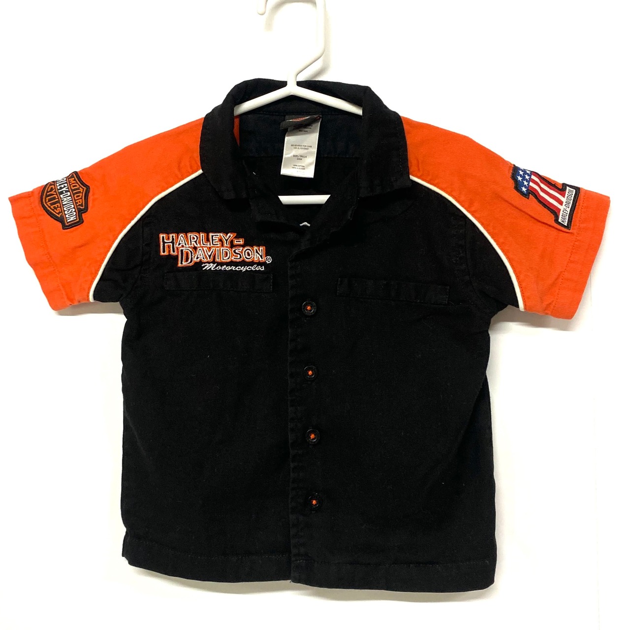 キッズ】 HARLEY-DAVIDSON ハーレーダビッドソン 半袖シャツ 24M 2歳 