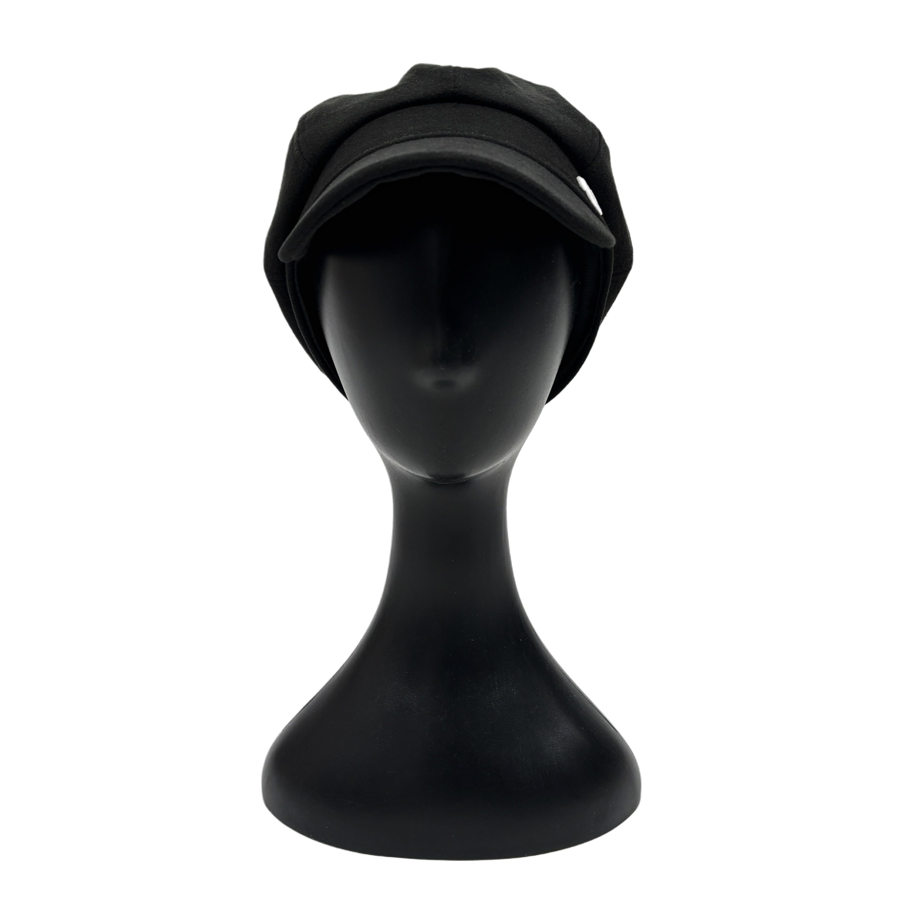 Number (N)ine ブラックキャスケット NieR BLACK CASQUETTE【シルエット刺繍入り】 | NIER CLOTHING