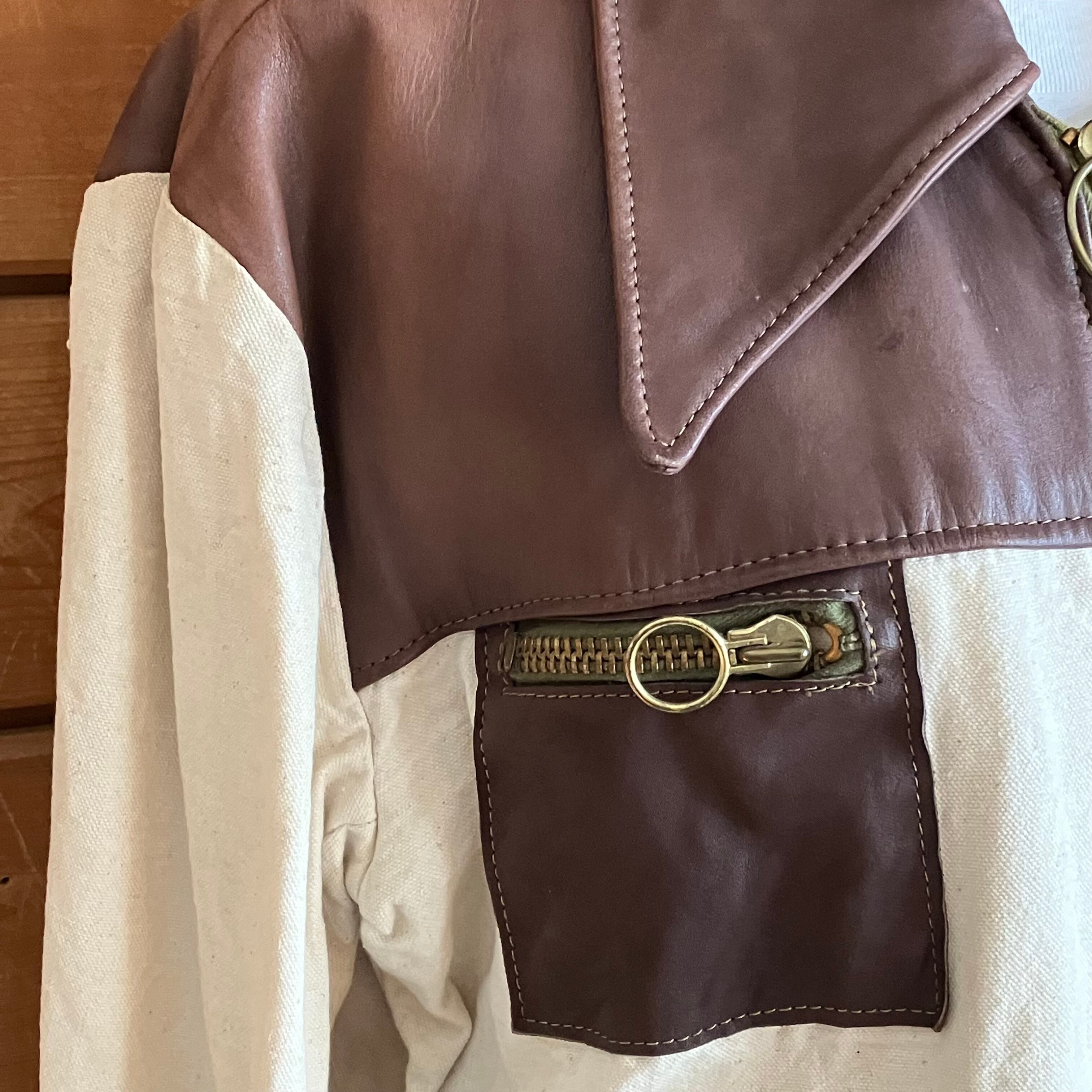 70's Buckboard レザーコンビジャケット | CORRINA CORRINA