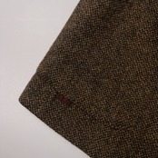 PAPAS パパス Harris Tweed ツイード テーラードジャケット LL/パッチポケット