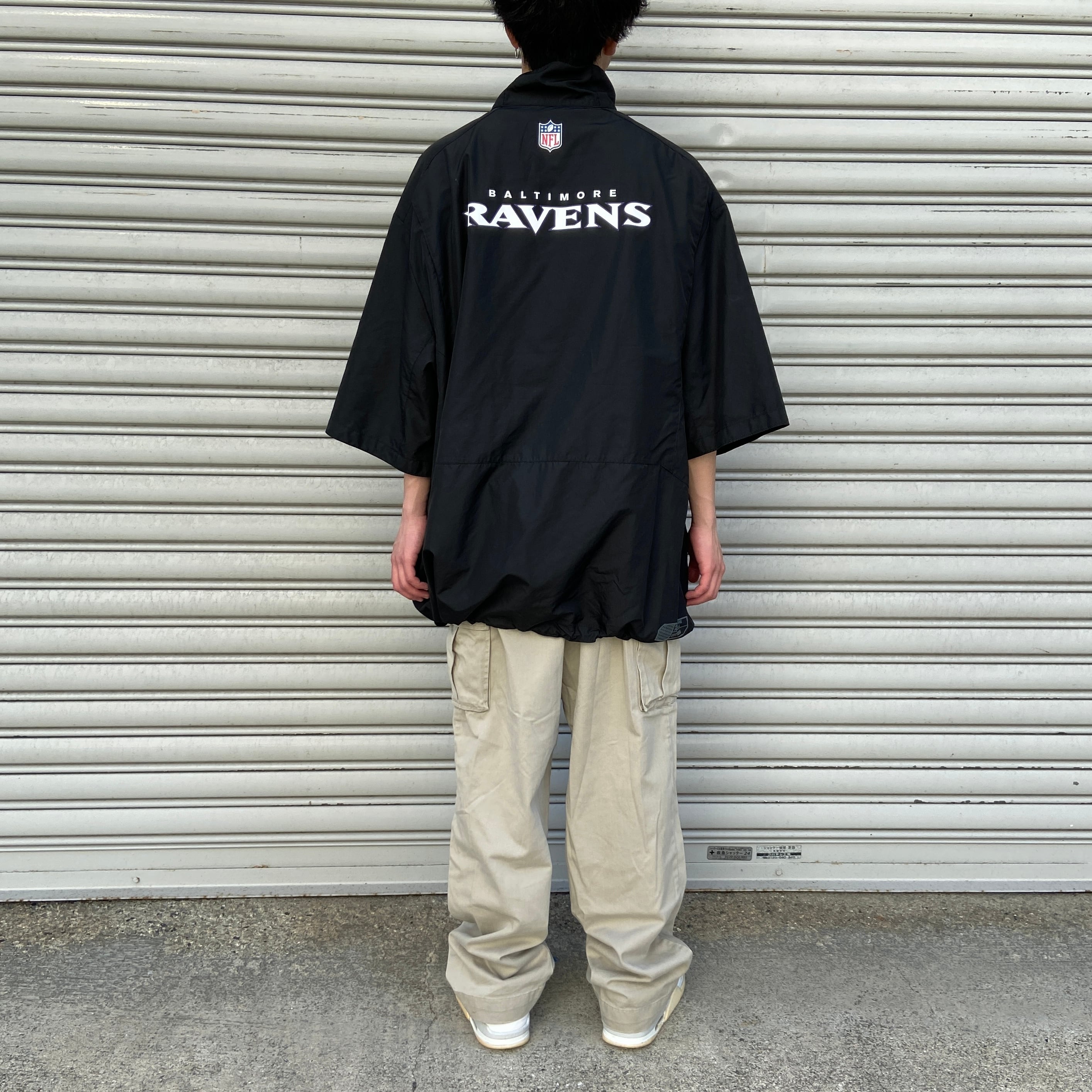 NFL RAVENSナイロンプルオーバー